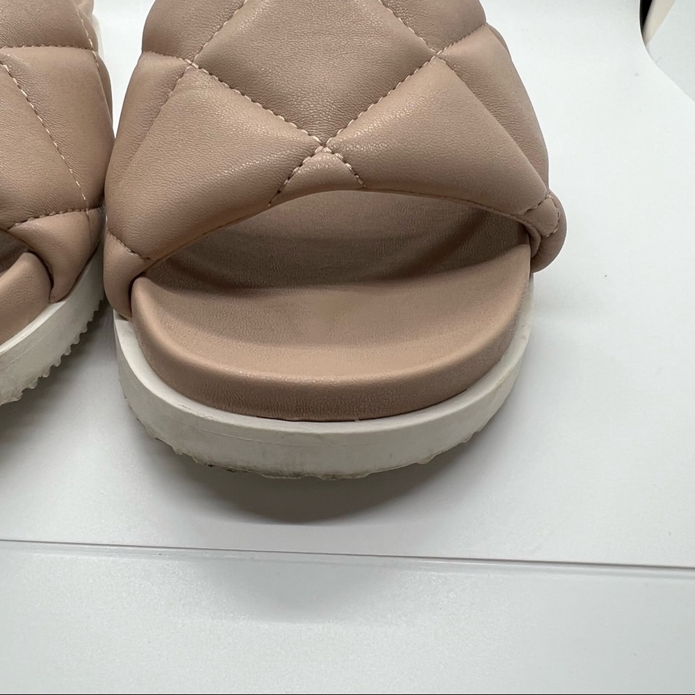 Steven By Steve Madden Lenz Slides-Size 9 Blush/N… - image 3